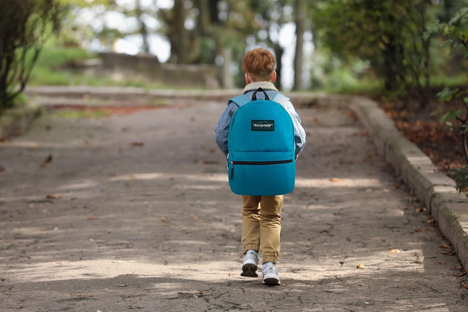 image:imageTrail maker 24 Pack 17 Inch Backpacks in Bulk Backpacks for Boys Girls School and Homeless DonationAssorted 12 Colors Pack