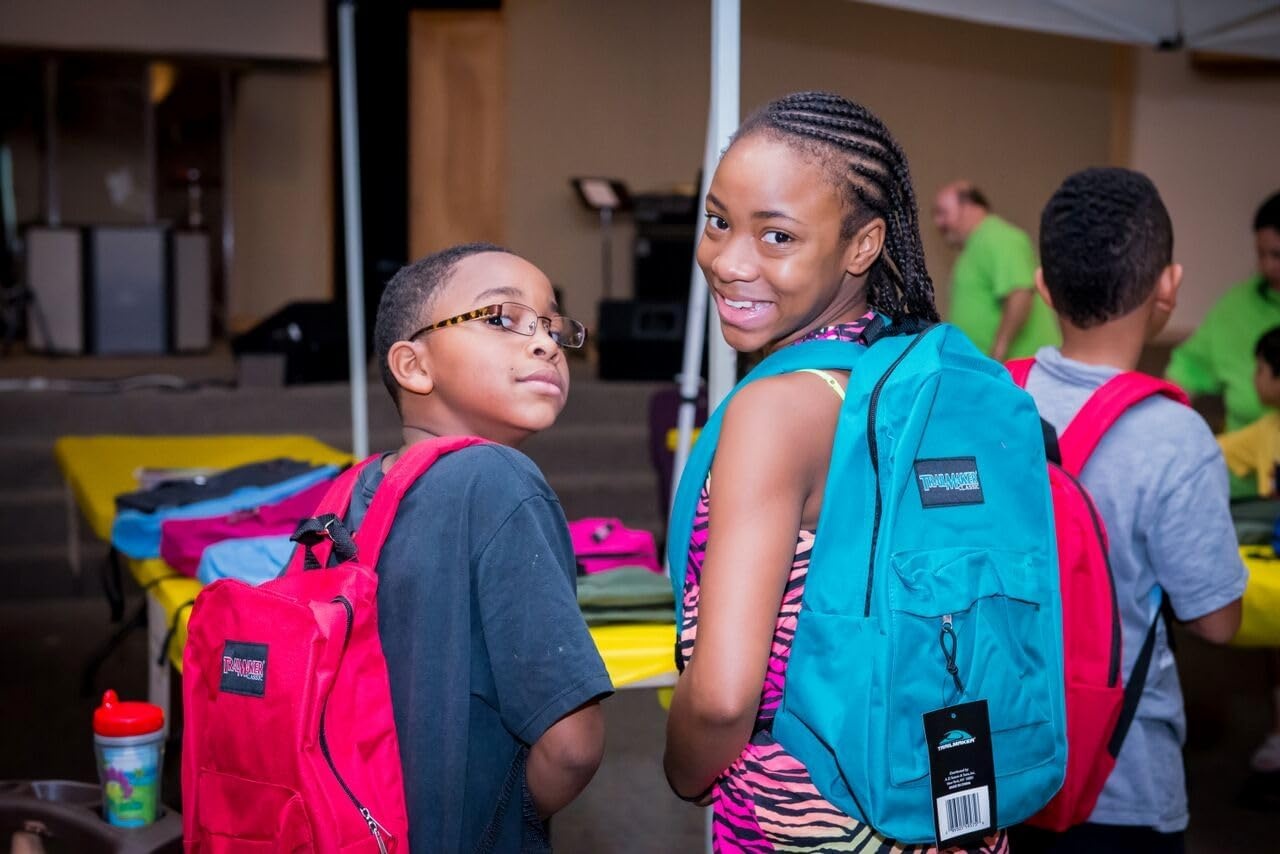 image:imageTrail maker 24 Pack 17 Inch Backpacks in Bulk Backpacks for Boys Girls School and Homeless DonationAssorted 6 Colors Pack