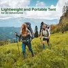 image:image10 Pack Bulk 2 Person Tents for Homeless Scouts Camping Backpacking  Waterproof Lightweight Easy Pop Up Setup 12 Person TentBlue  Green Tents