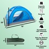 image:image10 Pack Bulk 2 Person Tents for Homeless Scouts Camping Backpacking  Waterproof Lightweight Easy Pop Up Setup 12 Person TentBlue  Green Tents