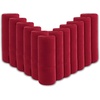 image:image24 Pack Bulk Fleece Fall Throw Blankets 50x60 for Wedding Favors Homeless Women Men Homes Bed Sofa Couch Office Pet Blankets Travel  Soft Warm Lightweight Throw Blankets in Bulk 8 ColorRed