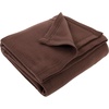 image:image24 Pack Bulk Fleece Fall Throw Blankets 50x60 for Wedding Favors Homeless Women Men Homes Bed Sofa Couch Office Pet Blankets Travel  Soft Warm Lightweight Throw Blankets in Bulk 8 ColorBrown