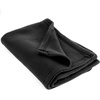 image:image24 Pack Bulk Fleece Fall Throw Blankets 50x60 for Wedding Favors Homeless Women Men Homes Bed Sofa Couch Office Pet Blankets Travel  Soft Warm Lightweight Throw Blankets in Bulk 8 ColorBlack