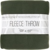 image:image24 Pack Bulk Fleece Fall Throw Blankets 50x60 for Wedding Favors Homeless Women Men Homes Bed Sofa Couch Office Pet Blankets Travel  Soft Warm Lightweight Throw Blankets in Bulk 8 ColorDark Green