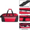 image:image24 Pack Reflective Duffle Bags Bulk for Homeless Adults Gym Foster Kids Bulk Duffel Bags Wholesale Black PackRed Pack