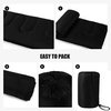 image:imageBulk 10 Pack Envelope Sleeping Bags 4 Seasons Warm or Cold Lightweight Indoor Outdoor Sleeping Bags for Adults Backpacking CampingBlack Sleeping Bags