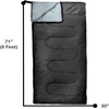 image:imageBulk 10 Pack Envelope Sleeping Bags 4 Seasons Warm or Cold Lightweight Indoor Outdoor Sleeping Bags for Adults Backpacking CampingBlack Sleeping Bags