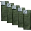 image:imageBulk 10 Pack Envelope Sleeping Bags 4 Seasons Warm or Cold Lightweight Indoor Outdoor Sleeping Bags for Adults Backpacking CampingGreen Sleeping Bags
