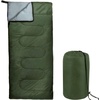image:imageBulk 10 Pack Envelope Sleeping Bags 4 Seasons Warm or Cold Lightweight Indoor Outdoor Sleeping Bags for Adults Backpacking CampingGreen Sleeping Bags