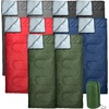 image:imageBulk 10 Pack Envelope Sleeping Bags 4 Seasons Warm or Cold Lightweight Indoor Outdoor Sleeping Bags for Adults Backpacking CampingStandard Sleeping Bags