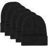 image:imageTrail Maker 10 Pack Winter Hats  Bulk Beanies Wholesale Winter Hats for Men Women TeensSolid Black Pack
