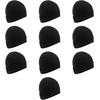 image:imageTrail Maker 10 Pack Winter Hats  Bulk Beanies Wholesale Winter Hats for Men Women TeensSolid Black Pack
