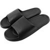 image:imageTrail Maker Slide Sandals for Women Wedding Flip Flops in Bulk Washable House ShoesAll Black Pack