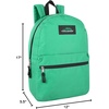 image:imageTrail maker 24 Pack 17 Inch Backpacks in Bulk Backpacks for Boys Girls School and Homeless DonationAssorted 12 Colors Pack