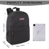 image:imageTrail maker 24 Pack 17 Inch Backpacks in Bulk Backpacks for Boys Girls School and Homeless DonationBlack