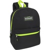 image:imageTrail maker 24 Pack 17 Inch Backpacks in Bulk Backpacks for Boys Girls School and Homeless DonationBlack Color Trim Pack