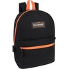 image:imageTrail maker 24 Pack 17 Inch Backpacks in Bulk Backpacks for Boys Girls School and Homeless DonationBlack Color Trim Pack