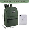 image:imageTrail maker 24 Pack 17 Inch Backpacks in Bulk Backpacks for Boys Girls School and Homeless DonationGreen