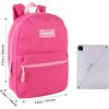 image:imageTrail maker 24 Pack 17 Inch Backpacks in Bulk Backpacks for Boys Girls School and Homeless DonationPink