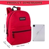 image:imageTrail maker 24 Pack 17 Inch Backpacks in Bulk Backpacks for Boys Girls School and Homeless DonationRed