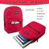 image:imageTrail maker 24 Pack 17 Inch Backpacks in Bulk Backpacks for Boys Girls School and Homeless DonationRed