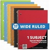 image:imageTrail maker Bulk Notebooks 50 Pack One Subject Notebooks Wide Ruled 140 Pages 70 SheetsSpiral Bulk Notebooks for Kids School Supplies Journaling Note Taking Students and Work50 Pack