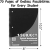 image:imageTrail maker Bulk Notebooks 50 Pack One Subject Notebooks Wide Ruled 140 Pages 70 SheetsSpiral Bulk Notebooks for Kids School Supplies Journaling Note Taking Students and Work50 Pack