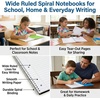 image:imageTrail maker Bulk Notebooks 50 Pack One Subject Notebooks Wide Ruled 140 Pages 70 SheetsSpiral Bulk Notebooks for Kids School Supplies Journaling Note Taking Students and Work50 Pack