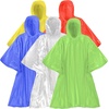 image:imageTrail maker Bulk Rain Ponchos for Adults 200 Pack 100 Waterproof Emergency Disposable Wholesale Rain Coat Ponchos with HoodAssorted Colors