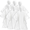 image:imageTrail maker Bulk Rain Ponchos for Adults 200 Pack 100 Waterproof Emergency Disposable Wholesale Rain Coat Ponchos with HoodClear Pack