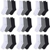 image:imageTrail maker Mens Crew Socks100 Pairs Bulk MoistureWicking Crew Socks for Men size 1013Heat amp Cold Homeless DonationAssorted
