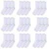 image:imageTrail maker Mens Crew Socks100 Pairs Bulk MoistureWicking Crew Socks for Men size 1013Heat amp Cold Homeless DonationWhite