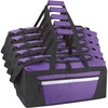 image:image24 Pack Reflective Duffle Bags Bulk for Homeless Adults Gym Foster Kids Bulk Duffel Bags Wholesale Black PackPurple Pack