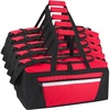 image:image24 Pack Reflective Duffle Bags Bulk for Homeless Adults Gym Foster Kids Bulk Duffel Bags Wholesale Black PackRed Pack