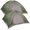 image:image5 Pack of 5 to 6 Person Tent All Season Pop Up Waterproof for Camping Groups Immigrants Disaster Relief Homeless People Bulk Cold Weather TentsGreen Tents