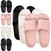image:imageTrail Maker Slide Sandals for Women Wedding Flip Flops in Bulk Washable House ShoesTricolor Pack