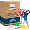 image:imageTrail maker 100 Pack Kids Safety Scissors 5Inch Blunt Tip Assorted Color Classroom Scissors for School Supplies Arts Crafts Students amp Teachers100 Pack 2