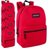 image:imageTrail maker 24 Pack 17 Inch Backpacks in Bulk Backpacks for Boys Girls School and Homeless DonationRed