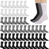 image:imageTrail maker Mens Crew Socks100 Pairs Bulk MoistureWicking Crew Socks for Men size 1013Heat amp Cold Homeless DonationAssorted