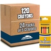 image:imageTrail maker Wholesale Bright Wax Coloring Crayons in Bulk 24 Pack 5 Per Box in Assorted Bundle Art Sets 24 Pack24 Pack