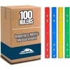 image:imageTrailmaker 100 Pack 12 Inch Bulk Rulers for Classroom Students amp Kids Dual Sided Imperial Inches and Metric CMMM Measuring Rulers Bulk School Supplies for Preschool Elementary100 Pack