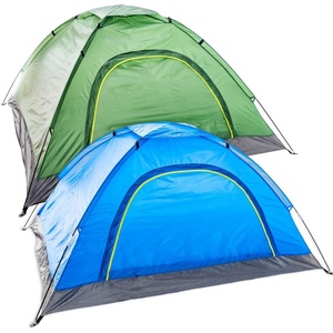 image:image10 Pack Bulk 2 Person Tents for Homeless Scouts Camping Backpacking  Waterproof Lightweight Easy Pop Up Setup 12 Person TentBlue  Green Tents