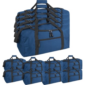 image:image24 Pack Bulk Duffle Bags Wholesale for Homeless Adult Men Women Travel and Sports Teams All Black PackAll Blue Pack