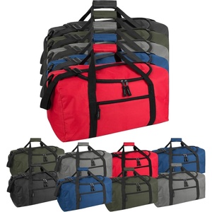 image:image24 Pack Bulk Duffle Bags Wholesale for Homeless Adult Men Women Travel and Sports Teams All Black PackAssorted Colors Pack