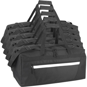image:image24 Pack Reflective Duffle Bags Bulk for Homeless Adults Gym Foster Kids Bulk Duffel Bags Wholesale Black PackBlack Pack