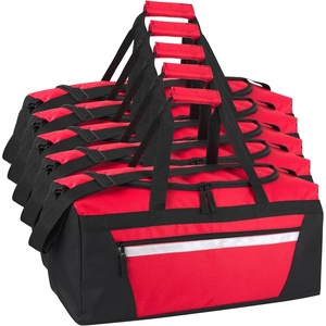 image:image24 Pack Reflective Duffle Bags Bulk for Homeless Adults Gym Foster Kids Bulk Duffel Bags Wholesale Black PackRed Pack