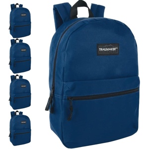 image:imageTrail maker 24 Pack 17 Inch Backpacks in Bulk Backpacks for Boys Girls School and Homeless DonationBlue