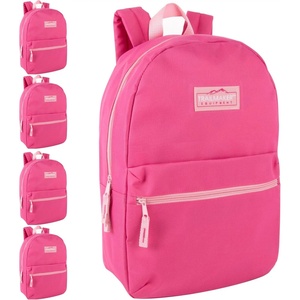 image:imageTrail maker 24 Pack 17 Inch Backpacks in Bulk Backpacks for Boys Girls School and Homeless DonationPink