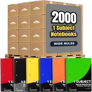 image:imageTrail maker Bulk Notebooks 50 Pack One Subject Notebooks Wide Ruled 140 Pages 70 SheetsSpiral Bulk Notebooks for Kids School Supplies Journaling Note Taking Students and Work2 000 pack