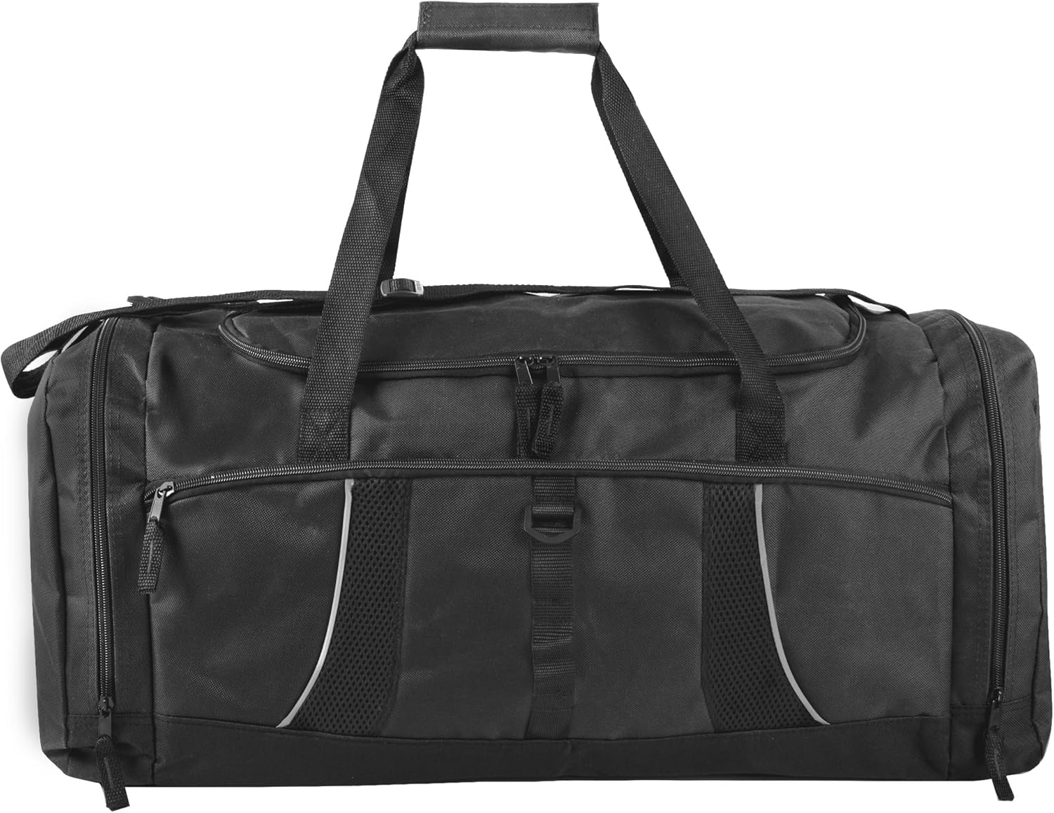 image:image24 pack Extra Large 26 Inch 79 Liter Duffel Bags 48 Inch Shoulder Strap Reflective Piping for Travel Gym Sports Track Field in Navy BlueAssorted Colors